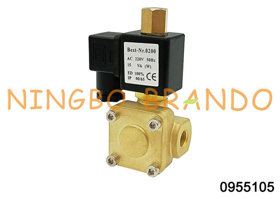 0955105 1/4' Normal geöffnetes Solenoidventil DC24V AC220V AC110V DC12V