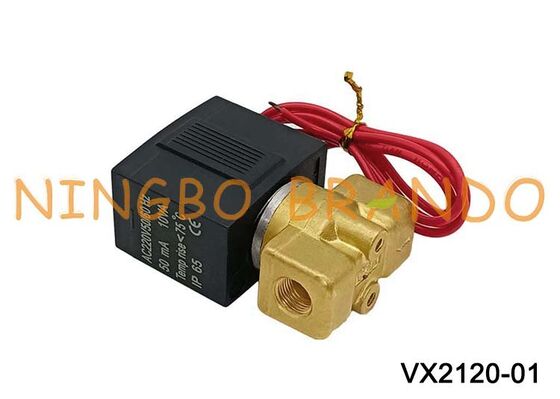 SMC Typ VX2120-01 Direktgesteuertes 2-Wege-Magnetventil 1/8'' AC220V DC24V