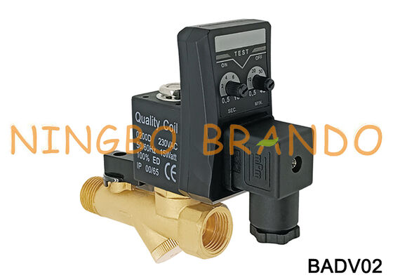 COMBO 1/2'' Automatic Drain Valve For Air Compressor AC110V AC220V