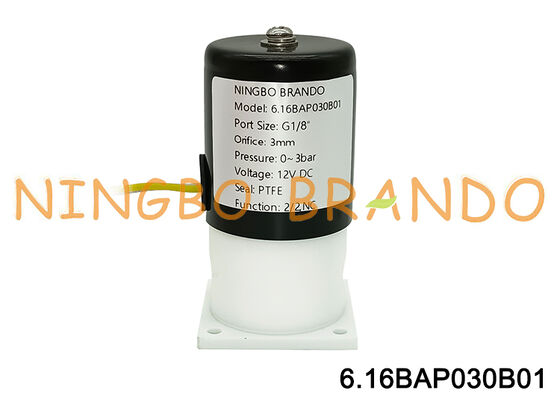 1/8'' PTFE-Magnetventil für die Korrosionsbeständigkeit von Säure und Alkali