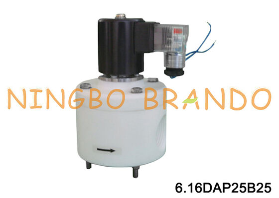 1'' PTFE-Korrosionsschutz-Magnetventil, säure- und alkalibeständig, chemikalienbeständig