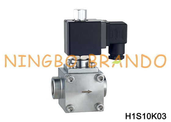 3/8'' Hochdruck-Wasser-Luft-Magnetventil 50 Bar, normalerweise offen