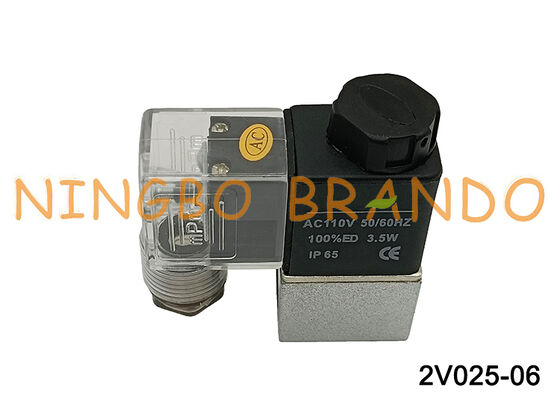 Airtac Typ 2V025-06 1/8'' Flüssigkeitsregelventil 2/2-Wege 110VAC AC110V