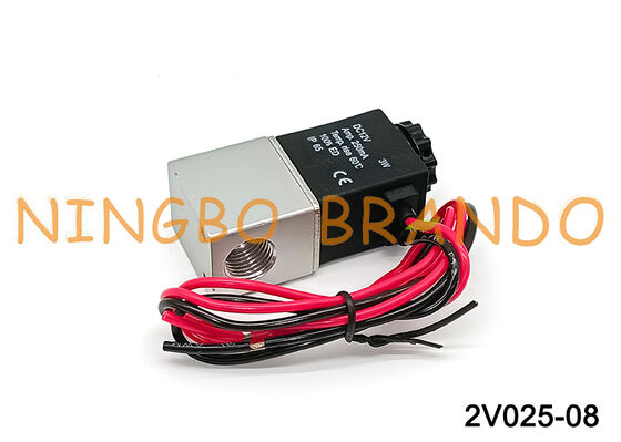 AIRTAC Typ 2V025-08 2-Wege-Magnetventil mit 1/4 Zoll freien Anschlüssen