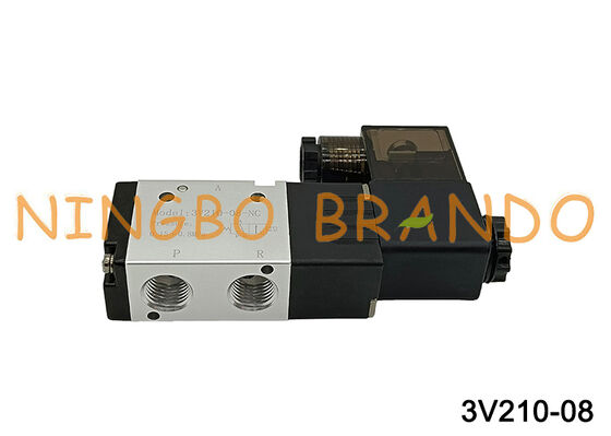 Airtac Typ 3V210-08-NC 3V210-08-NO Magnetventil 3/2 Wege 3V200 Serie