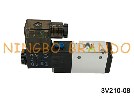 Airtac Typ 3V210-08-NC 3V210-08-NO Magnetventil 3/2 Wege 3V200 Serie