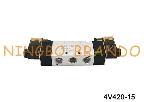 AIRTAC Typ Magnetventil Luftventil 4V420-15 DC 12V 24V AC 110V 220V