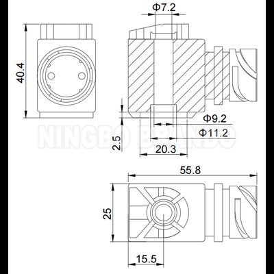 24V DC Magnetspule für LKW-Luftbremsmagnetventil A5410560304