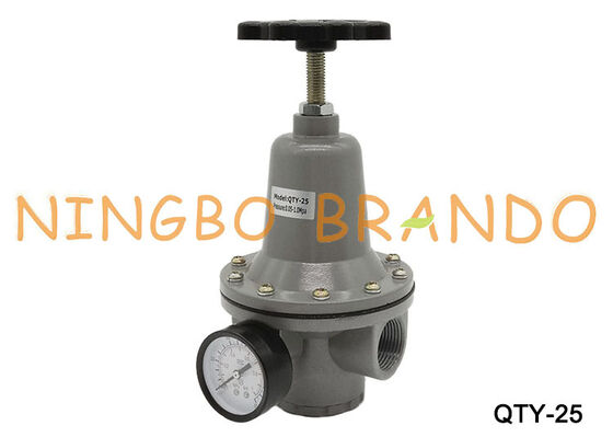 QTY-25 Pneumatischer Druckregler 1,0 MPa 1 Zoll Regler mit Manometer QTY25