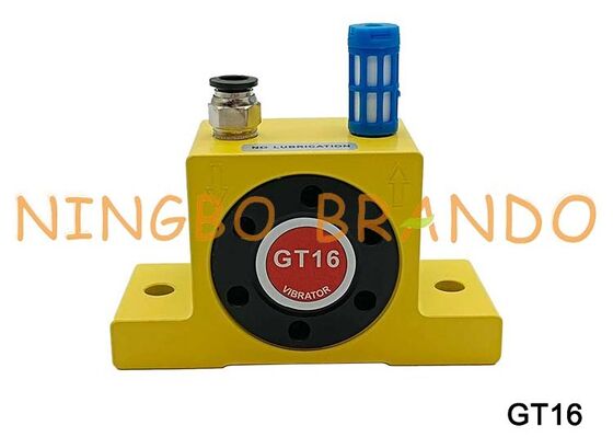 GT16 1/4 BSPP Golden Pneumatic Turbine Vibrator For Industrial Hopper