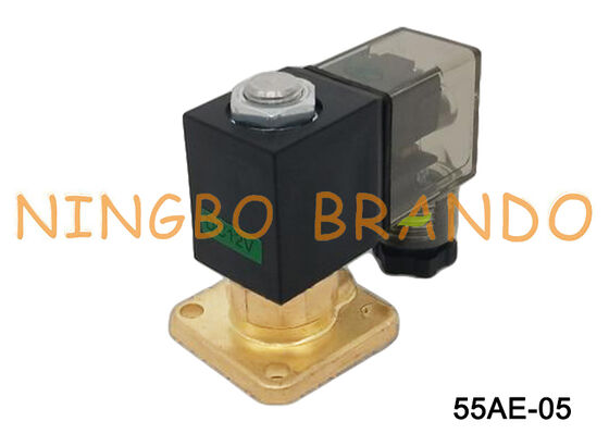 Carimali Kaffeemaschine 2-Wege-Magnetventil aus Messing, Flansch 1,0 mm, 1,5 mm, 2,0 mm