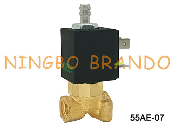 3-Wege-NC 1/8'' Messing-Magnetventil für Espressomaschine 230V 240V