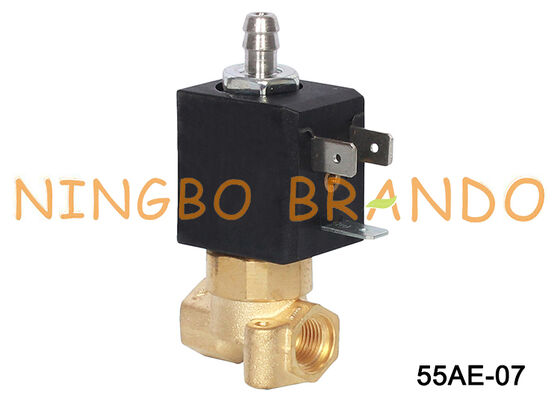 3-Wege-NC 1/8'' Messing-Magnetventil für Espressomaschine 230V 240V