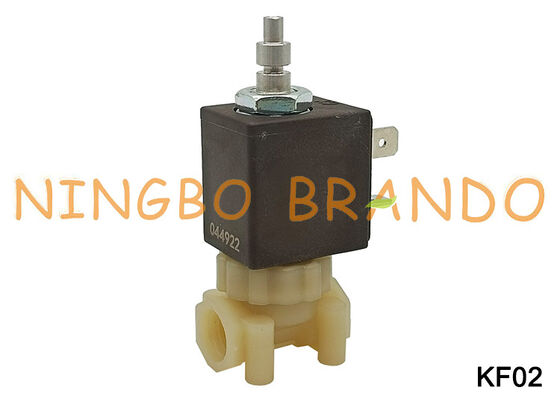 1/8 '' 3-Wege-NC-Magnetventil für Kaffee-Espressomaschine in Lebensmittelqualität, Kunststoff, KF02