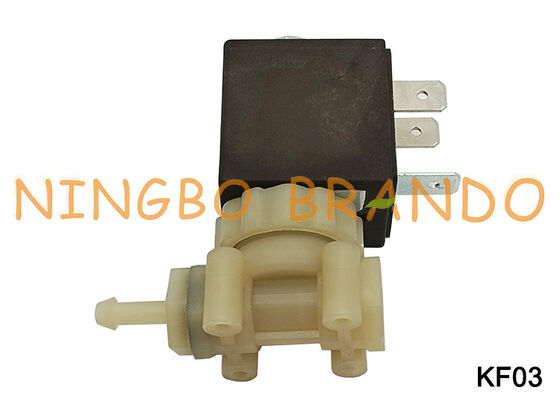 Coffee Espresso Maker 1/8'' 2 Way Food Grade Safe PA66 Plastic Solenoid Valve DC24V KF03