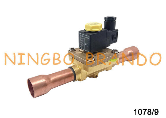 Magnetventil vom Typ Castel mit Spule HM2 230V 1078/9A6 1 1/8'' lötend