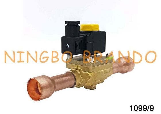 1099/9 Castel-Solenoidventil mit Spirale HM2 230V 1099/9A6 1-1/8" Löt
