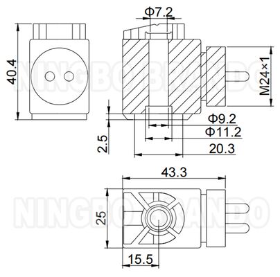 24VDC Solenoid Coil For Scania Truck Gearbox Valve 1423566 1364636