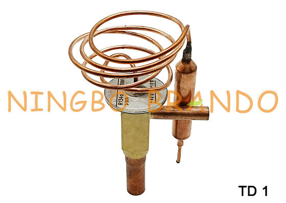 Thermostatisches Expansionsventil Danfoss Typ TD1 R134a R22 R407C R404A