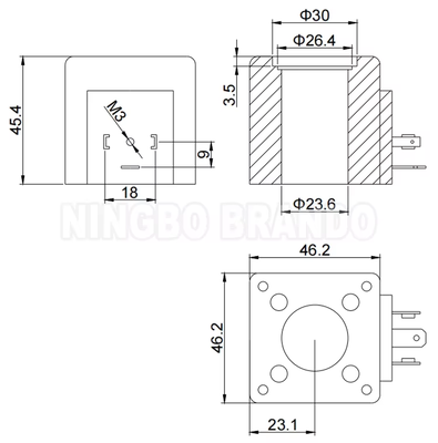 Vickers Typ 02-101726 02-101728 Hydraulische Magnetventilspule 110VAC 220VAC