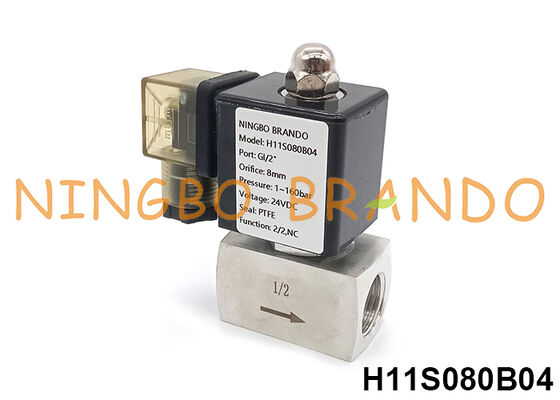 160 bar 1/2'' Hochdruck-Magnetventil 220V 110V 24V 12V 16 MPa