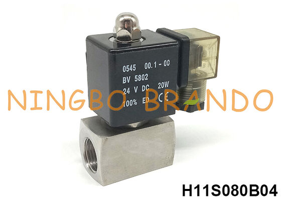 160 bar 1/2'' Hochdruck-Magnetventil 220V 110V 24V 12V 16 MPa