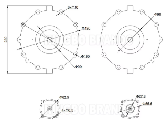 C123432 C123433 Membransätze für ASCO Typ SCG353D060 SCG353G060 G353.058 Impulsventil