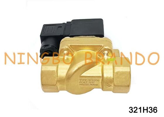 321H36 Parker Magnetventil der Serie H, 1,5 bis 50 Bar, Messing-Hochdruckventil
