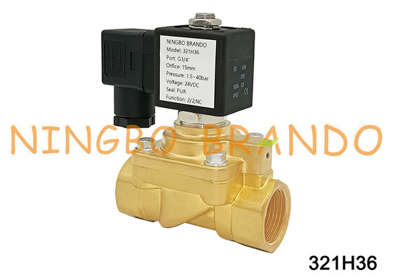 321H36 Parker Magnetventil der Serie H, 1,5 bis 50 Bar, Messing-Hochdruckventil