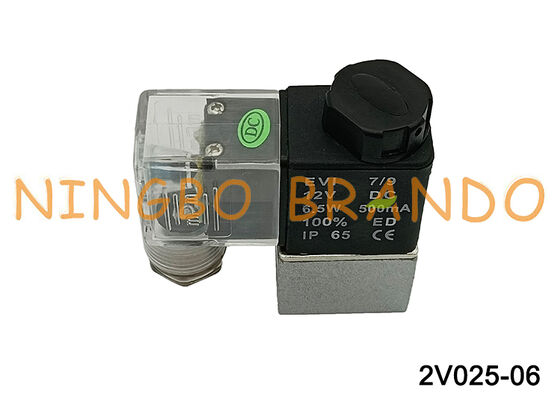 2V025-06 Normally Closed Air Water Oil Solenoid Valve 2V02506 DC12V