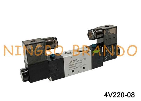 Airtac Typ 4V220-08 Pneumatisches Magnetventil 5/2 Wege