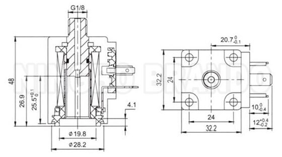 0311 C 0312 C 0211 Burkert-Solenoidventilspule 12V 24V 110V 220V 22VA 20W