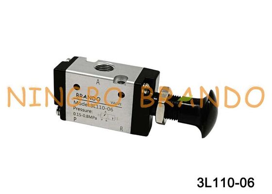 Airtac Typ 3L110-06 3L Push-Pull-Luftregelventil 3/2 Wege