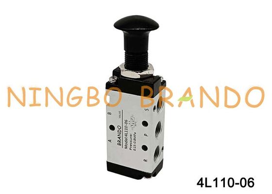 Airtac Typ 4L110-06 4L Push-Pull-Luftregelventil 5/2 Wege
