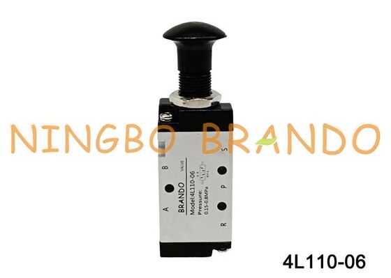 Airtac Typ 4L110-06 4L Push-Pull-Luftregelventil 5/2 Wege