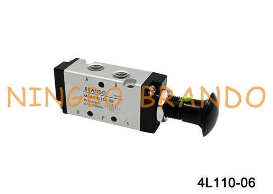 Airtac Typ 4L110-06 4L Push-Pull-Luftregelventil 5/2 Wege