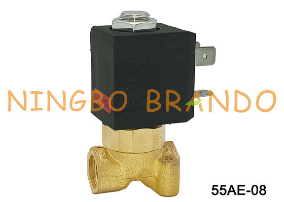 2-Way NC 1/8'' Coffee Machine Solenoid Valve Brass Valve