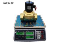 DN50 / 2-Zoll-Anschluss Messinggehäuse 2W500-50 Wassermembran-Magnetventile / Elektromagnetisches Wasserventil Direktantrieb