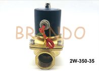 Wässern Sie pneumatische Zollgewinde-Verbindung 1,25 Magnetventil Wechselstroms 220V 2W-350-35