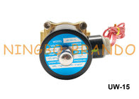 2W160-15 UW-15 1/2“ halb direkte NBR Membran-Uni-Dart Messingmagnetventil 110V DC Wechselstrom-12V