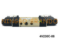 4V230C-08 Pint 1/4&quot; AirTAC-Art Weise 12VDC des Luft-Magnetventil-Doppelt-elektrische Steuer5/3