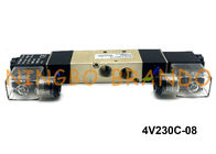4V230C-08 Pint 1/4&quot; AirTAC-Art Weise 12VDC des Luft-Magnetventil-Doppelt-elektrische Steuer5/3