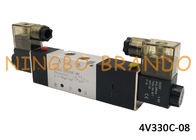4V330C-08 AirTAC Art Luft-elektrische Regelventil 1/4&quot; 5/3 Weise für doppelten verantwortlichen Zylinder