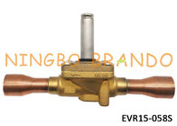 Magnetventil Danfoss-Art EVR15 7/8&quot; der Abkühlungs-032L1225 ODF-Lötmittel-Messingkörper für Klimaanlage
