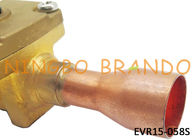 Magnetventil Danfoss-Art EVR15 7/8&quot; der Abkühlungs-032L1225 ODF-Lötmittel-Messingkörper für Klimaanlage