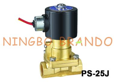 1&quot; dampf-Magnetventil 24VDC 220VAC der PS-25J Kolben-hilfsgesteuerten hohen Temperatur Messing