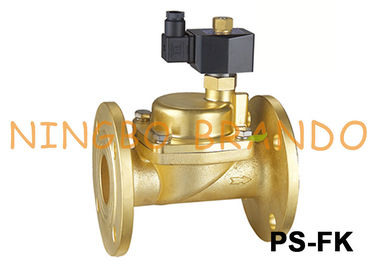 1-1/4“ PS-32FK flanschte Kolben-hilfsgesteuertes Messingdampf-Magnetventil 24VDC 220VAC