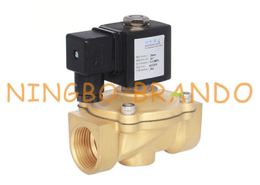 Manuell justierbares natürliches Kohlen-Gas-Messingmagnetventil für Kessel 1/4&quot; 24VDC 220VAC