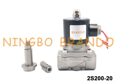 UNI-D 2S200-20 SUW-20 Art G3/4“ Edelstahl-Solenoid-Wasser-Ventil DC24V AC220V