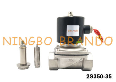 UNI-D Art SUW-35 2S350-35 G1-1/4“ Edelstahl-Halb-direktes Magnetventil DC24V AC220V